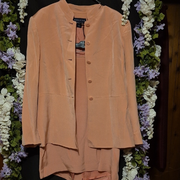 Preston & York Jackets & Blazers - Preston & York Peach Blazer And Skirt Set (2pc)